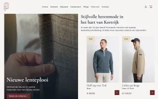 Screenshot of the home page of a school project for Portobello